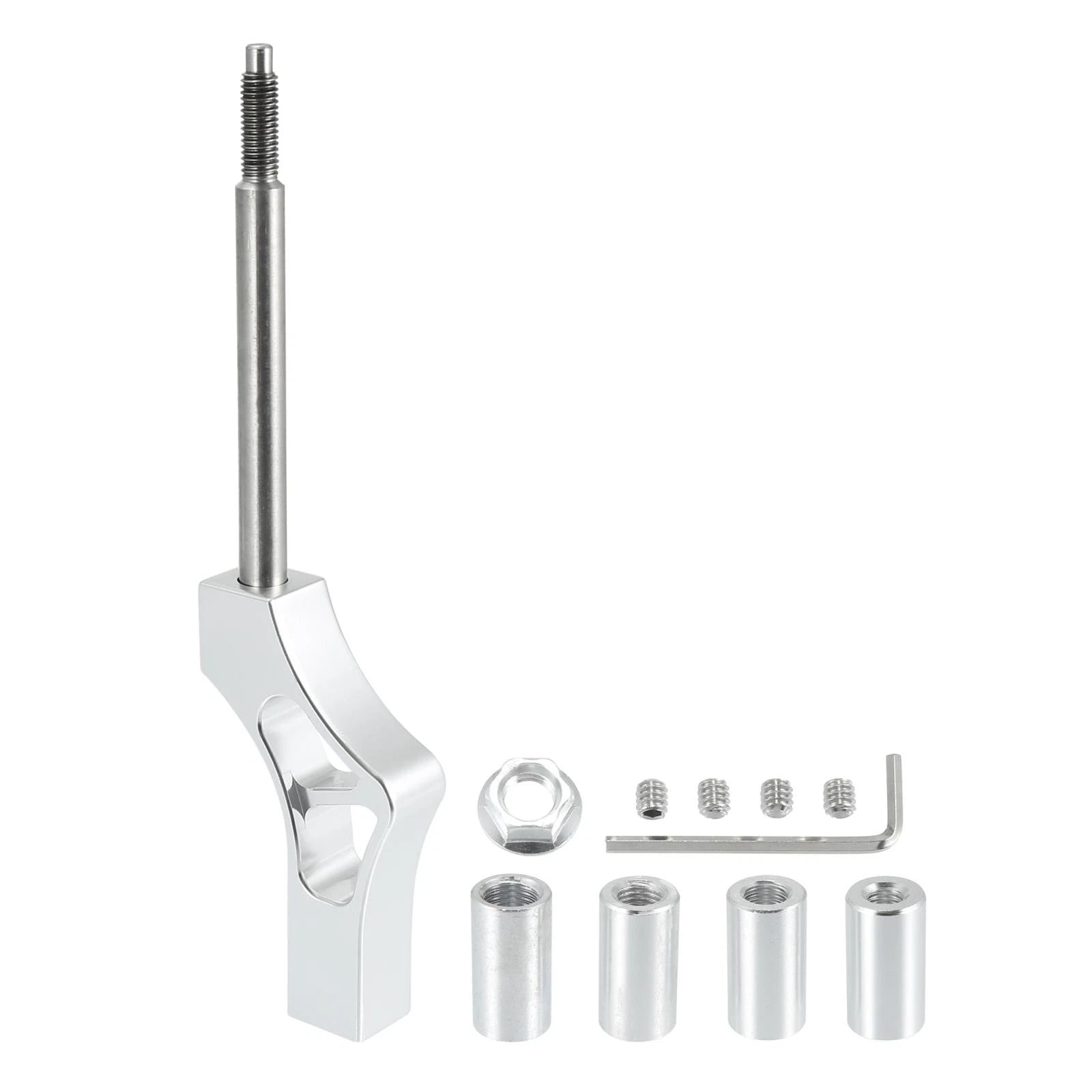 Gear Shift Knob Extender for Honda EG EK (1992–2000) M10X1.5 Silver Tone