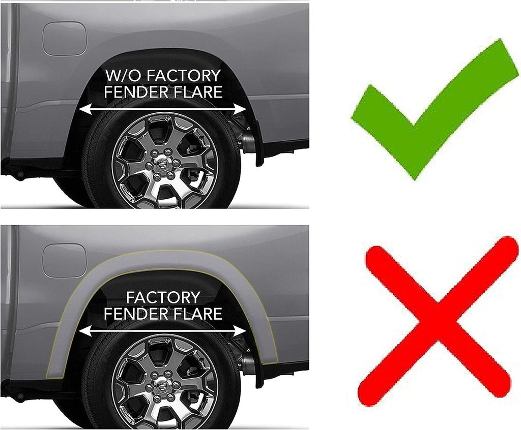 Mud Flaps for Dodge Ram 1500 (2019–2023)