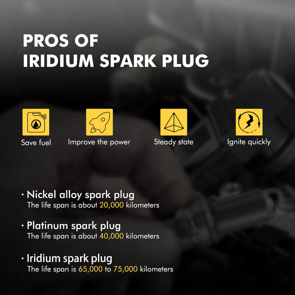 8x Ignition Coil & Iridium Spark Plug for Silverado 1500 (2007-2013) GMC