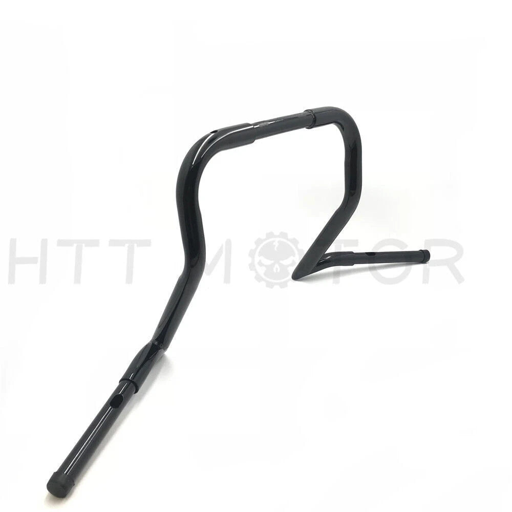 HTTMT RISE 16" Handlebar for Harley Touring (1986–2017) Black