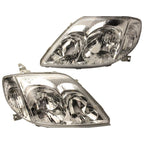 Headlights 2 x LH+RH for Toyota Corolla (2001-2004)