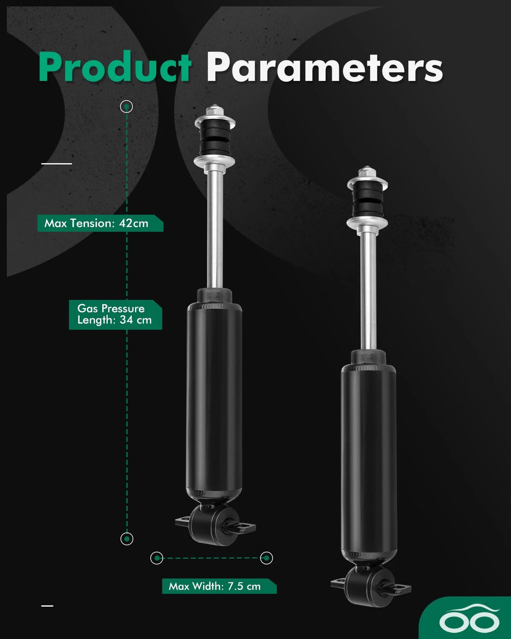 Front Shocks Struts for Dodge Dakota (1997–2004)