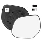Left Side Heated Mirror Glass with Backing Plate for Mitsubishi Outlander (2014–2021)