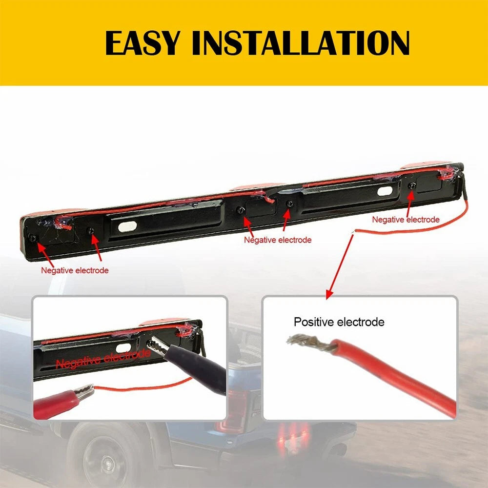 15" Red LED ID Bar Light for Truck Boat Trailer (Universal)