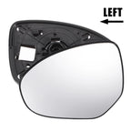 Driver Side Mirror Glass w/ Backing Plate for Mazda 2, 3 (Non-heated)