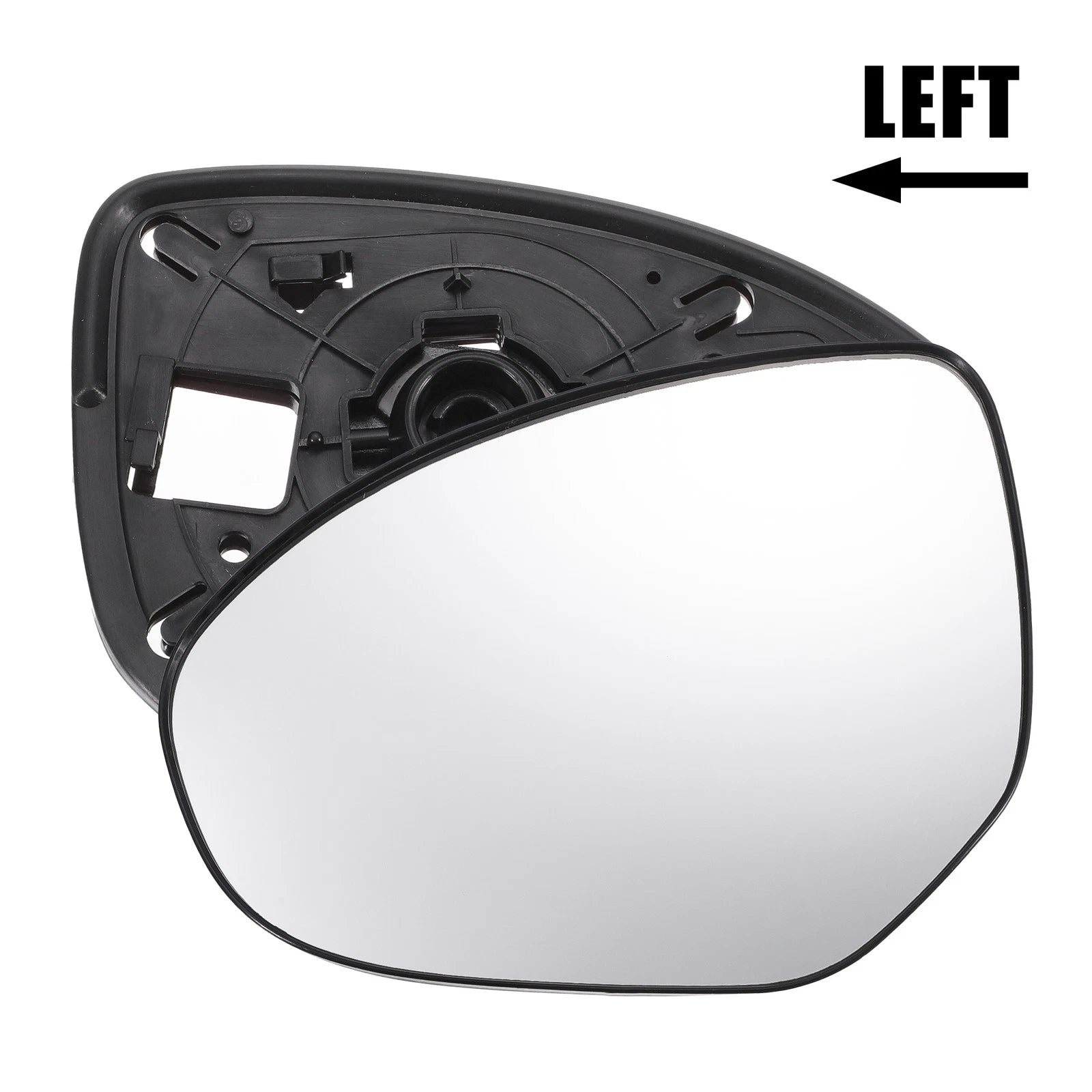 Driver Side Mirror Glass w/ Backing Plate for Mazda 2, 3 (Non-heated)