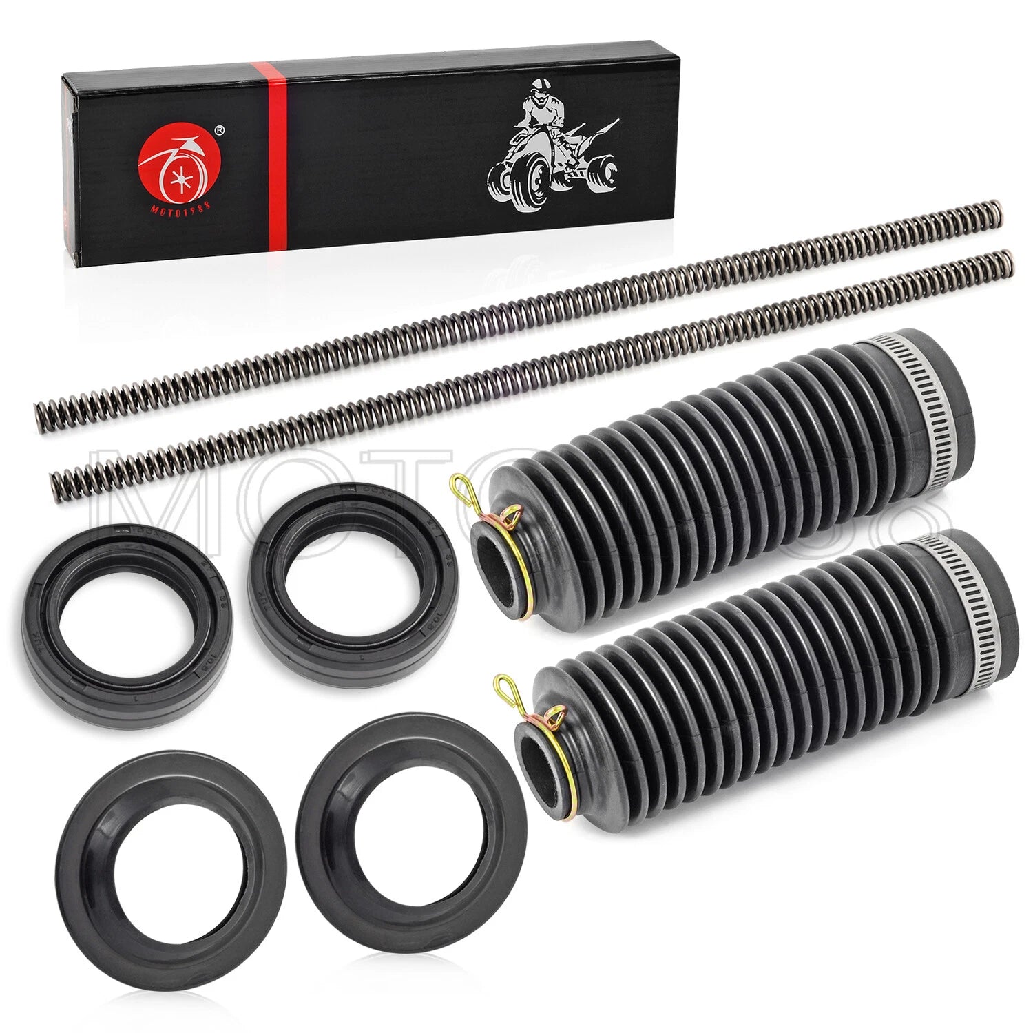 Front Fork & Springs Kit with Dust Seals for XR100 XR100R (1996–2003)
