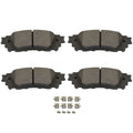 Set of 4 Ceramic Brake Pads for Toyota C-HR (2020) D2065 D1805