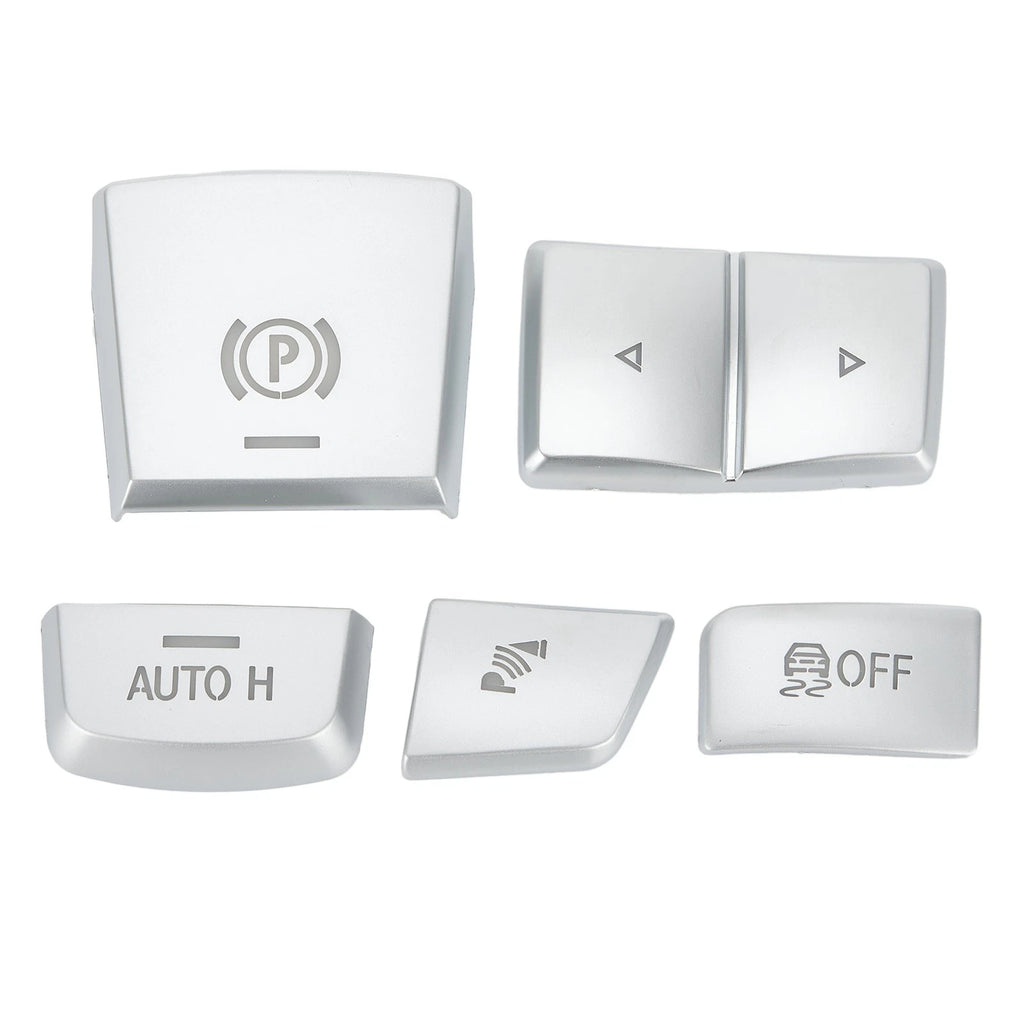 5pcs Handbrake Gear Shift Panel Switch Cover for Ford Mustang (2015–2023)