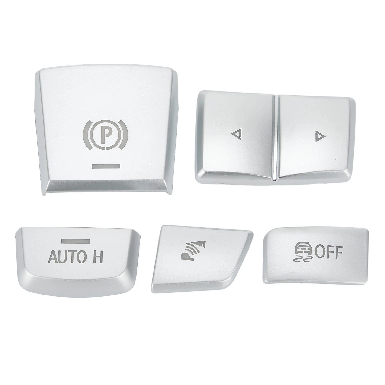 5pcs Handbrake Gear Shift Panel Switch Cover for Ford Mustang (2015–2023)
