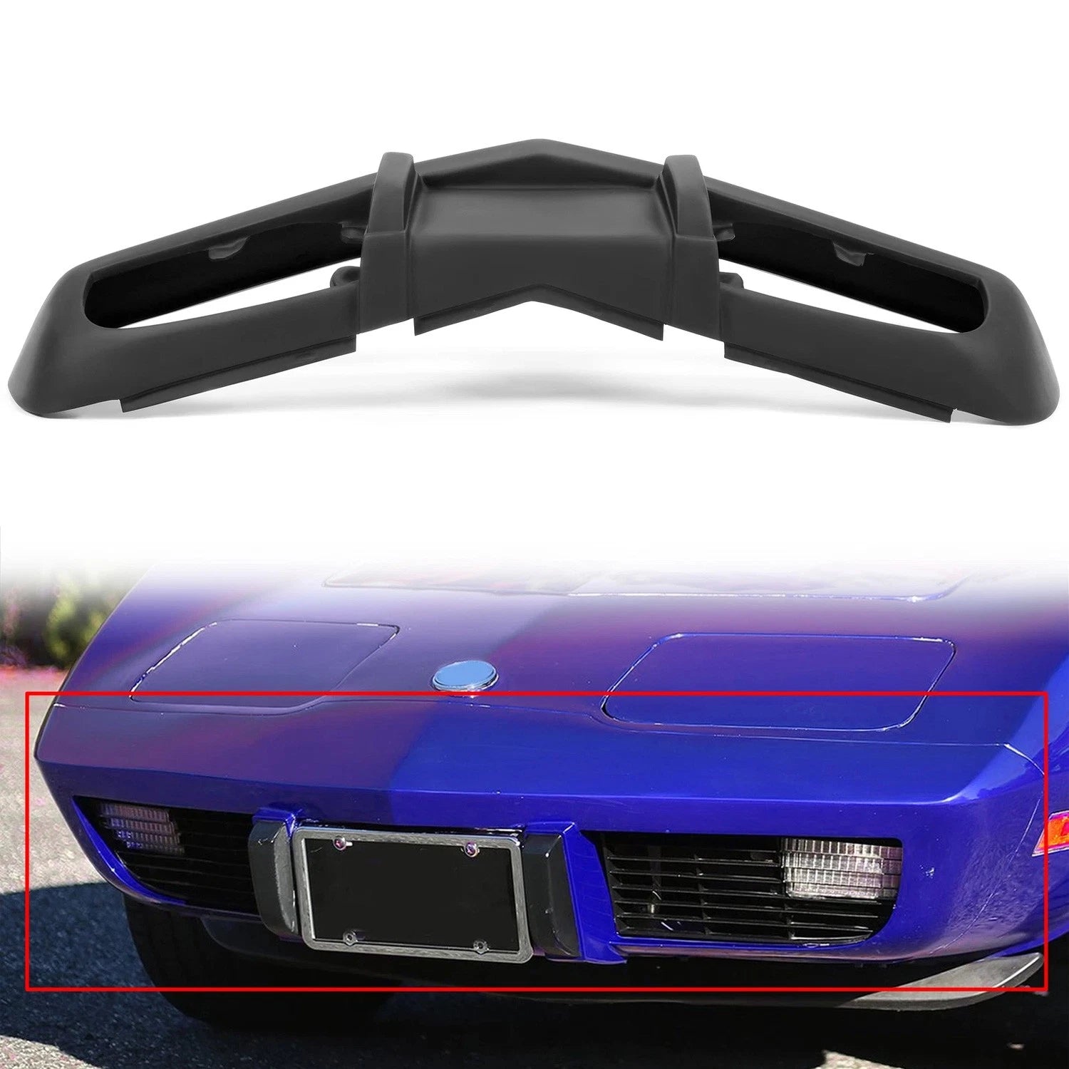 Front Bumper Fiberglass for Chevrolet Corvette (1975–1979)