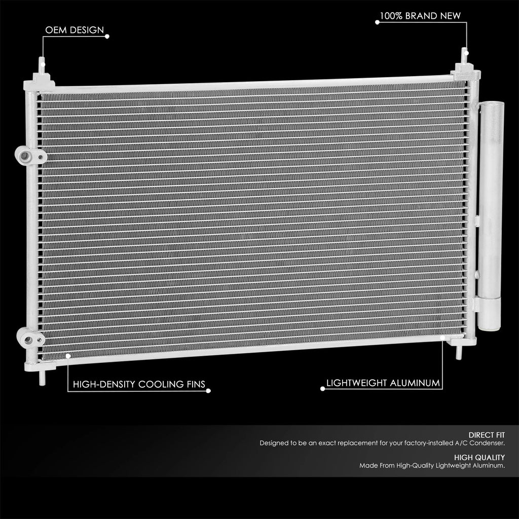 A/C Condenser for Scion IM (2016) & Toyota Corolla IM (2017–2018) OE Style Aluminum