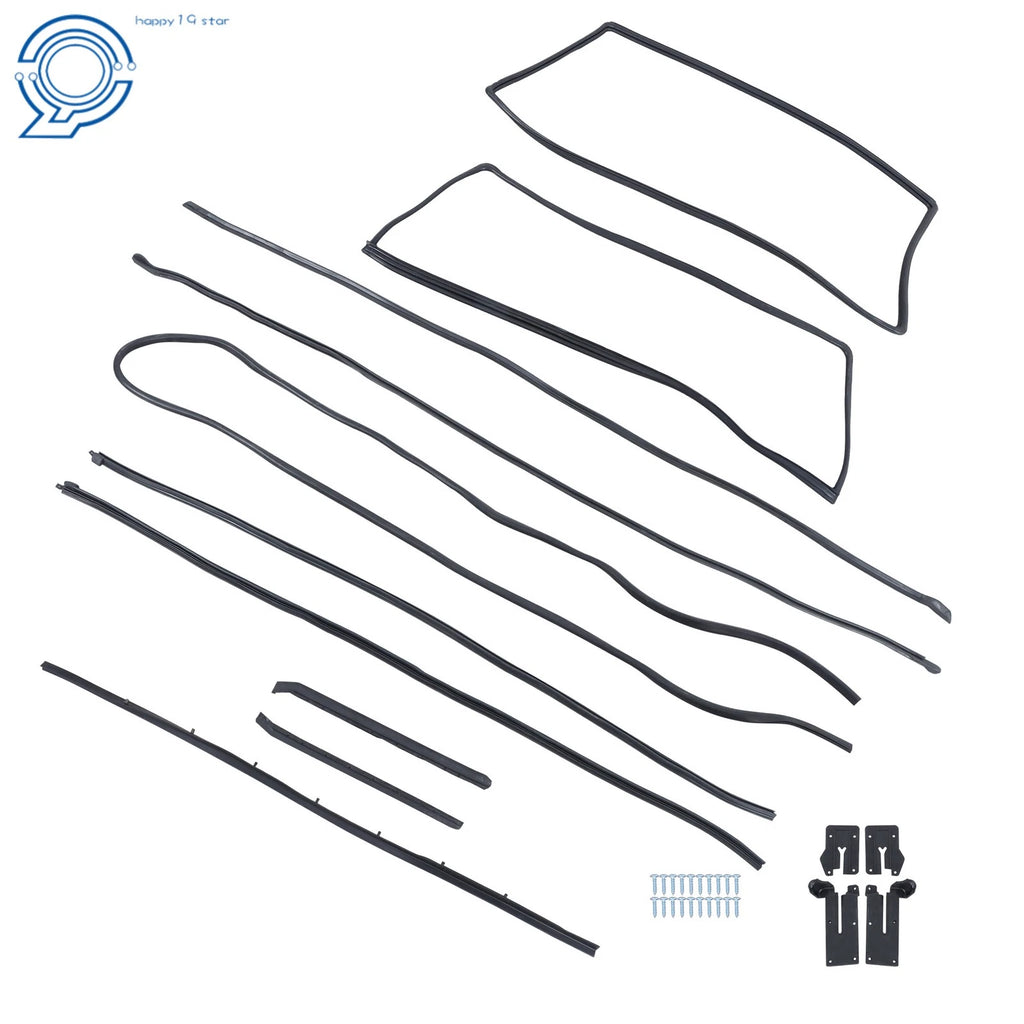 10Pcs Weatherstrip Seal Kit for Ford Mustang (1965–1966)