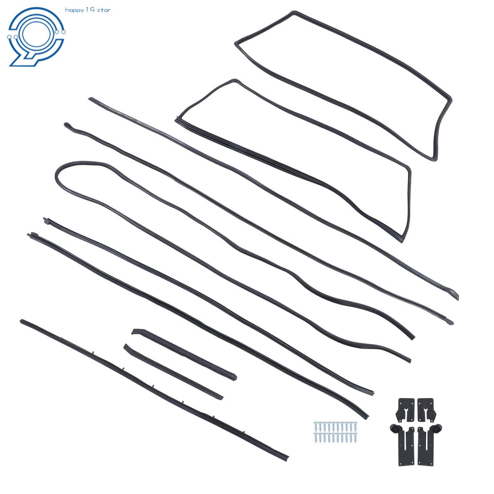 10Pcs Weatherstrip Seal Kit for Ford Mustang (1965–1966)