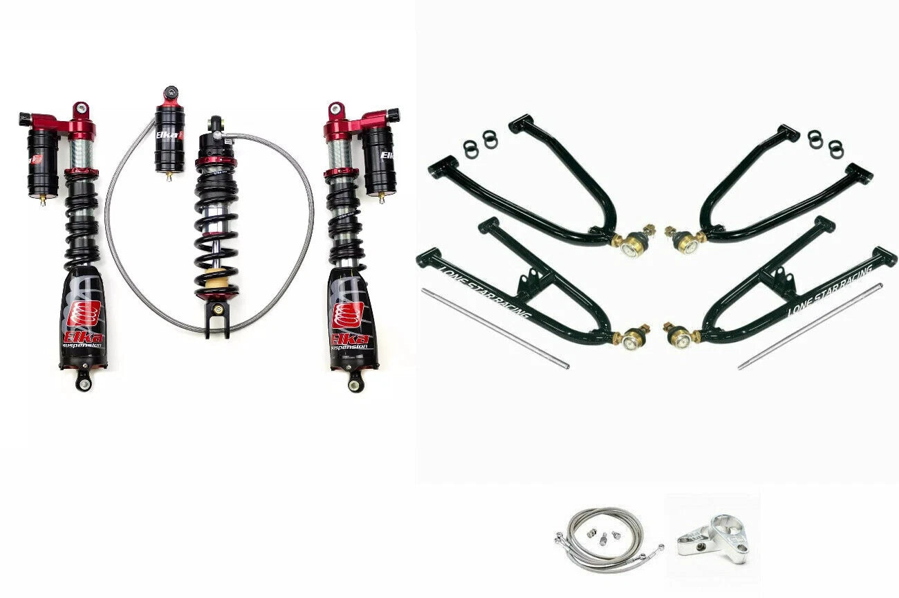 Set of 2 Lonestar A-Arms + Elka Legacy Plus Shocks for TRX 450R/450ER (2006–Present)