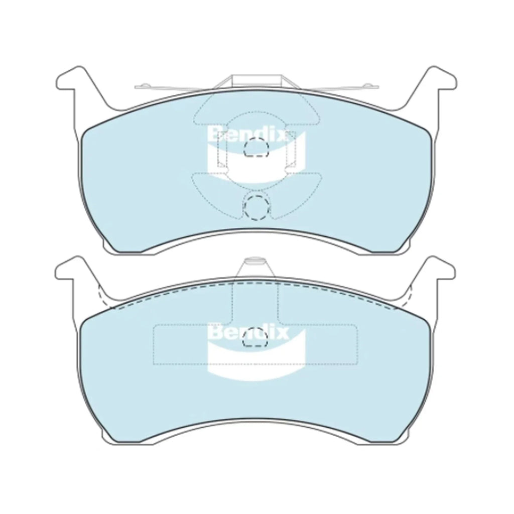 Brake Pad Set GCT for Ford Falcon Fairmont EA EB ED (1988 - 1994)