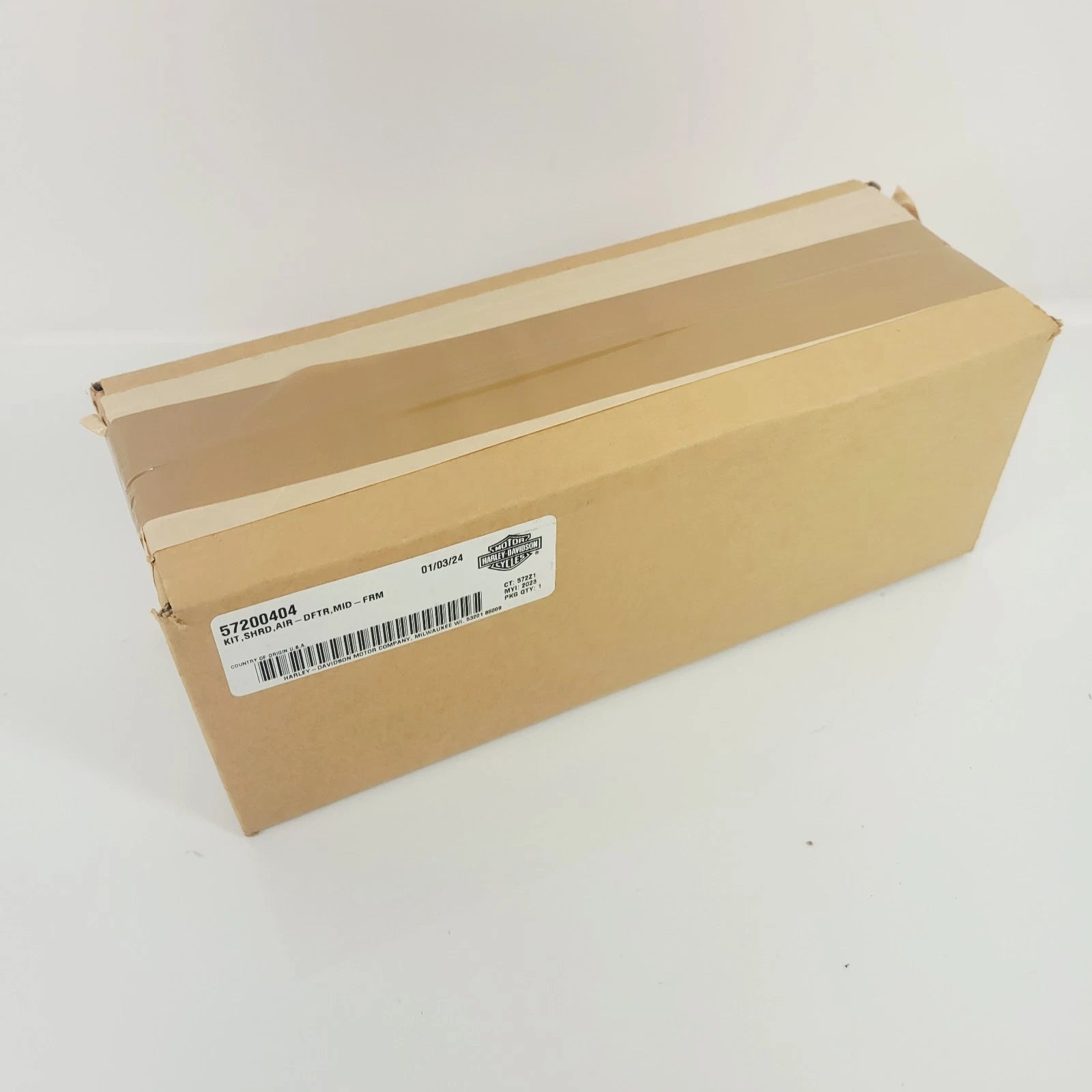 OEM Smoked Mid-Frame Air Deflectors for Harley-Davidson Touring (2024-Later)