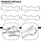 Cotter Pin Pack for Bow Tie (Metal, Silver)
