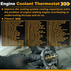 Engine Coolant Thermostat 1X4E8575EB for Cadillac Escalade (1999–2000)