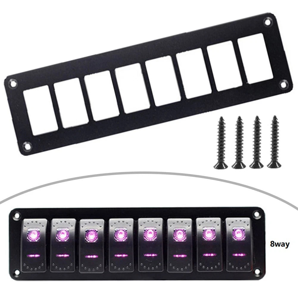 8 Gang Rocker Switch Housing for All Vehicles (Universal Fit)