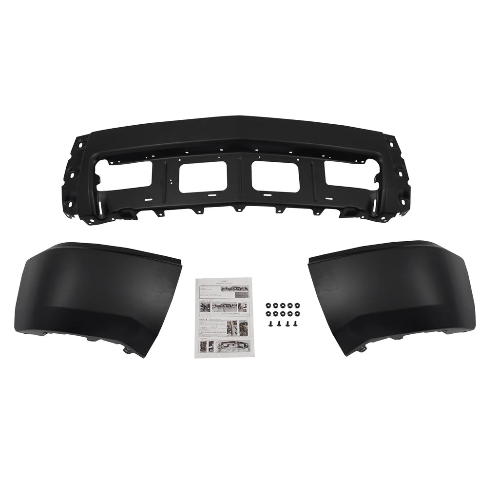 Front Bumper Face Bar for Chevy Silverado 1500 (2014–2015) Black