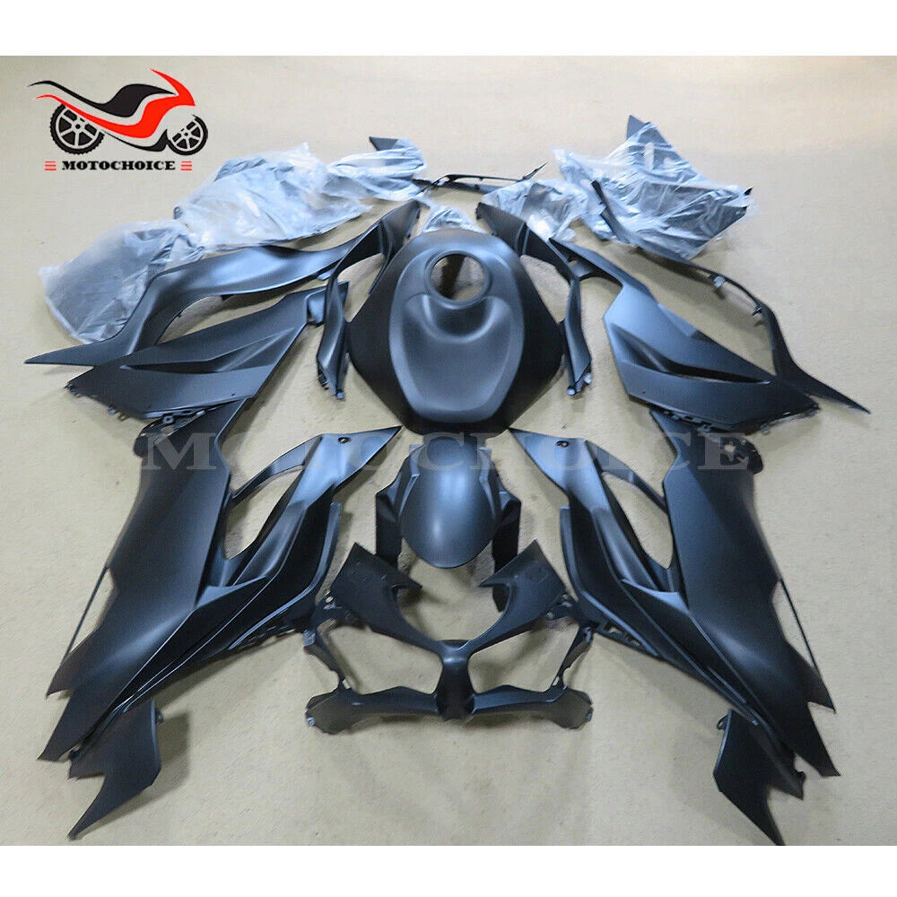 Matte Black Fairing Kit w/ Tank for Kawasaki Ninja ZX6R (2019–2023) ZX636 ABS