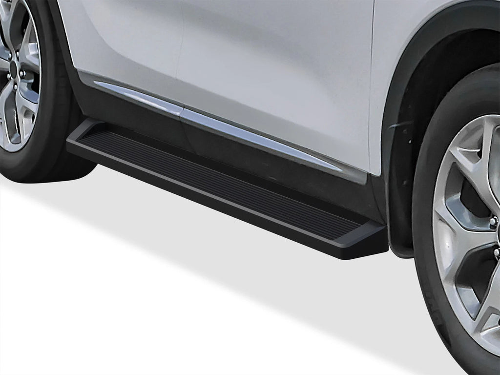 iBoard Running Boards 6in Matte Black for Kia Sorento (2016–2020)