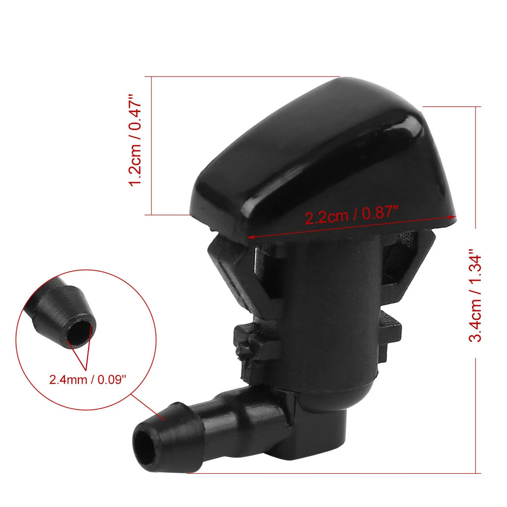 2X Windshield Wiper Jet Nozzle for Dodge Nitro (2007–2011) 55157319AA