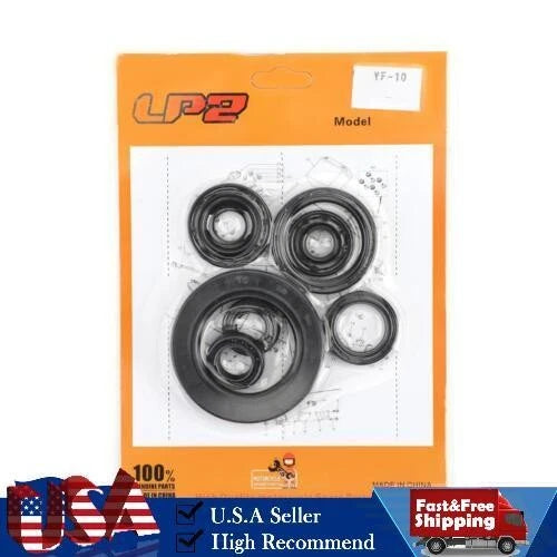8pcs Engine Oil Seal Kit for Honda CR250R (1988–1991) CR500R (1989–2001)