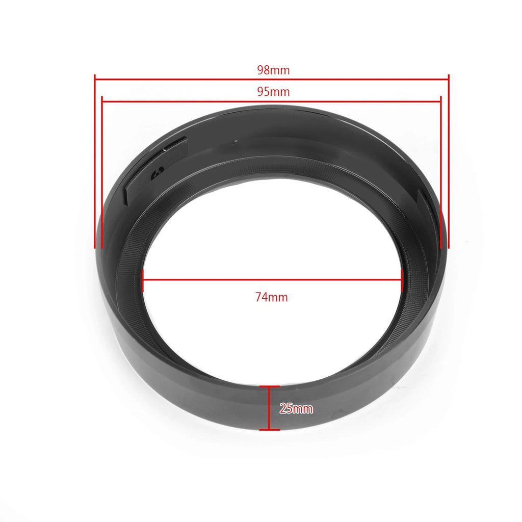 CNC Black Speedometer Cover Guard for BMW R nine T Urban GS Pure Scrambler (2017–2021)