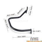 Saddlebag Guard Bars for 2005-2017 Harley Softail Deluxe FLSTN