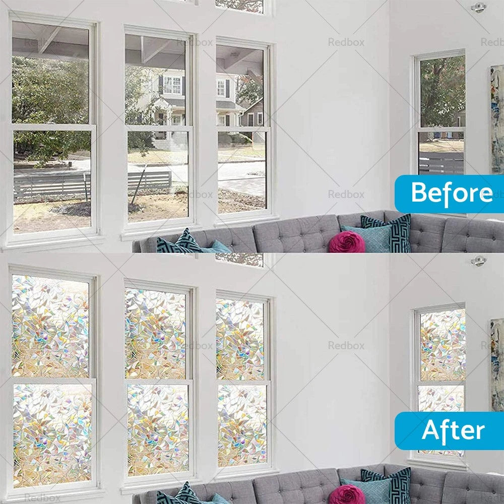 3D Textured Window Film for Glass Windows and Doors