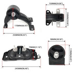 Set of 4 Engine Trans Mounts for Chrysler Town & Country, Dodge Grand Caravan (2011–2020)