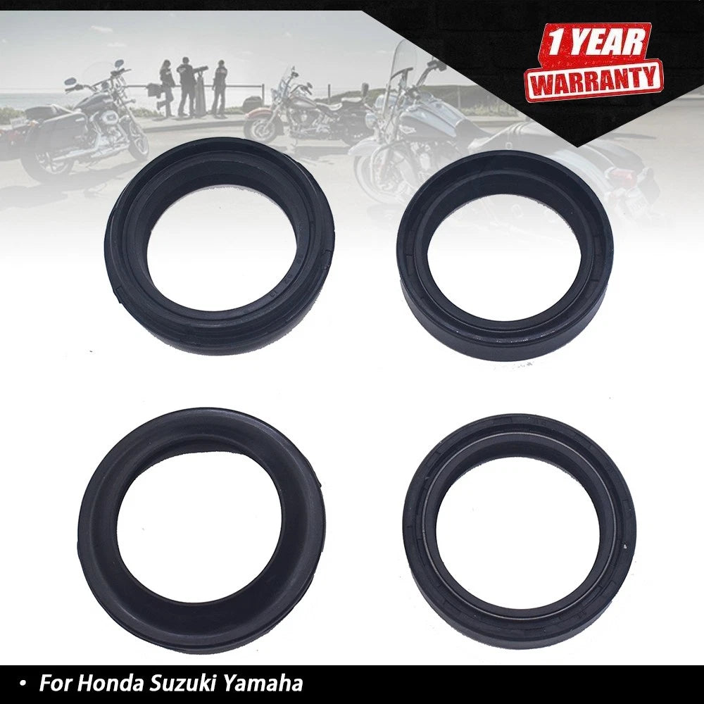 Set of 4 Fork and Dust Seal Kit for Motorcycle (56-125)