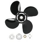4-Blade Aluminum Boat Propeller for Mercury 40–70HP (2004–2020)