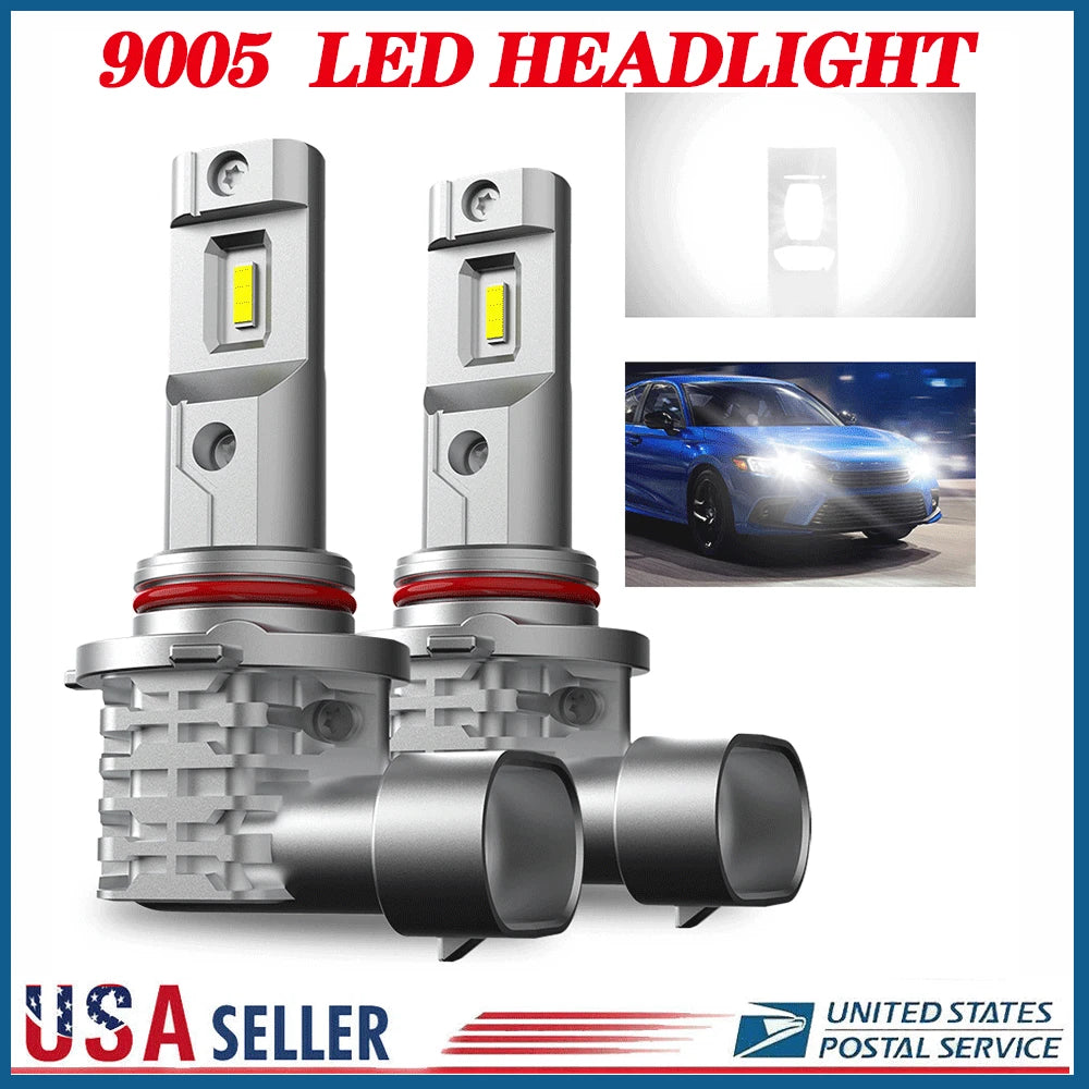 9005 HB3 LED Headlight Bulbs Kit for Universal Vehicles (30000LM)
