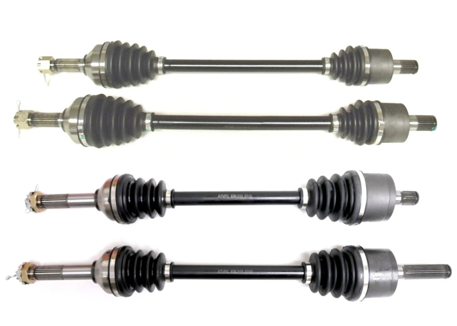 Set of 2 Full CV Axles for Kawasaki (59266-0018, 59266-0019, 59266-0037)