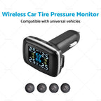 Set of 4 Wireless TPMS Tyre Pressure Monitor Sensors for