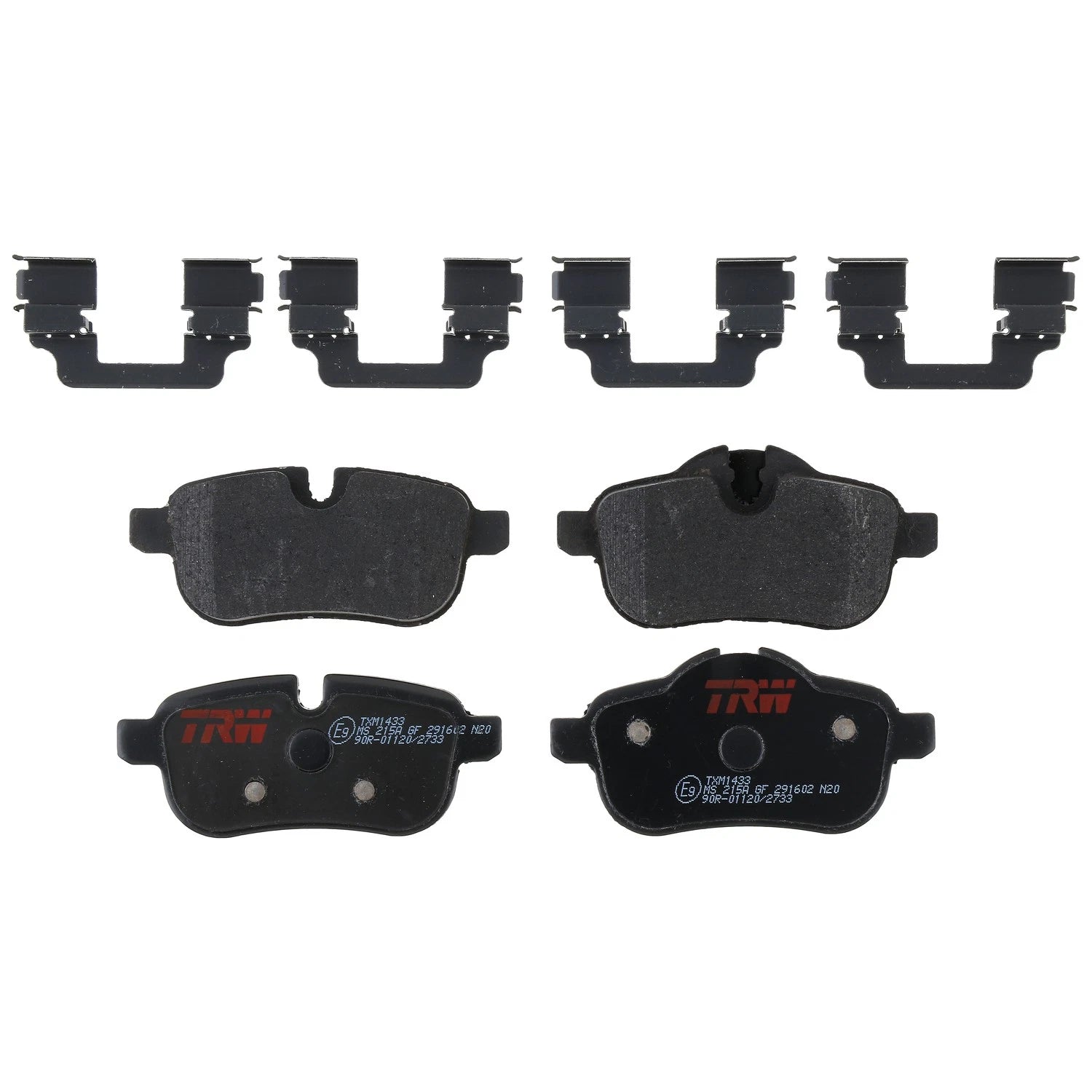 Set of 4 Disc Brake Pads for BMW Z4 (2009–2016)
