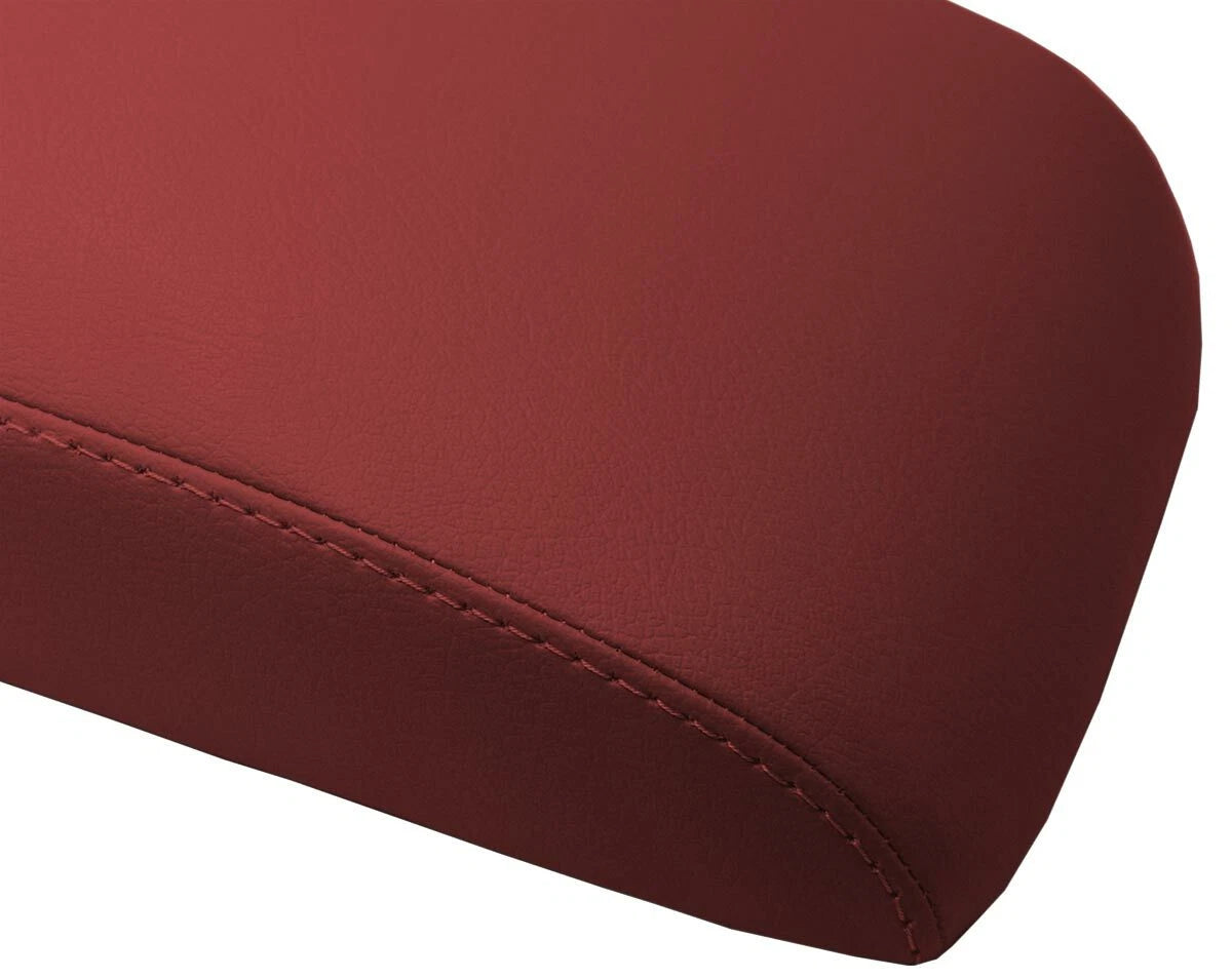 Leather Console Lid Armrest Cover for Honda Element (2007–2011) Red
