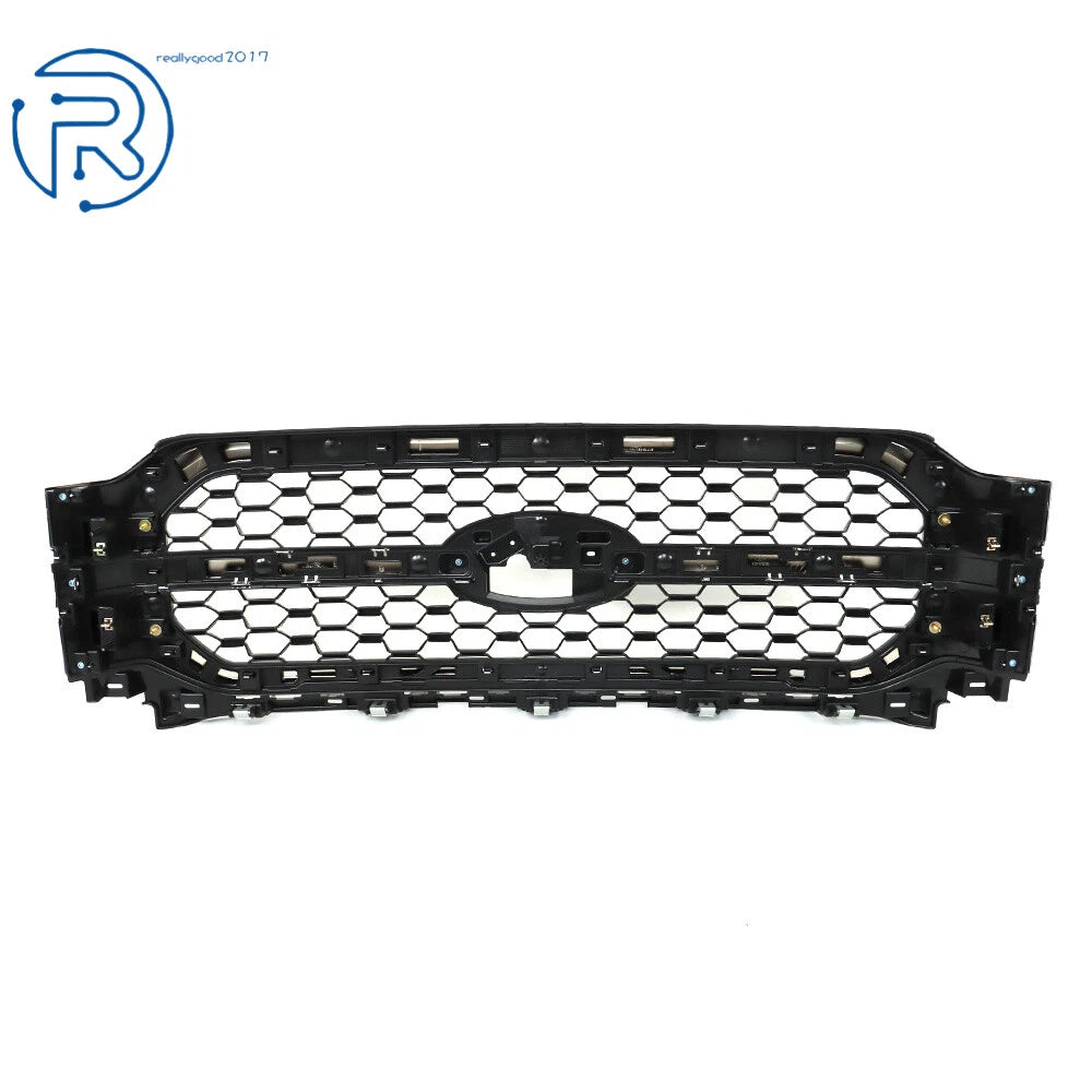 Front Upper Bumper Grille Assembly Chrome for F-150 (2021-2023)
