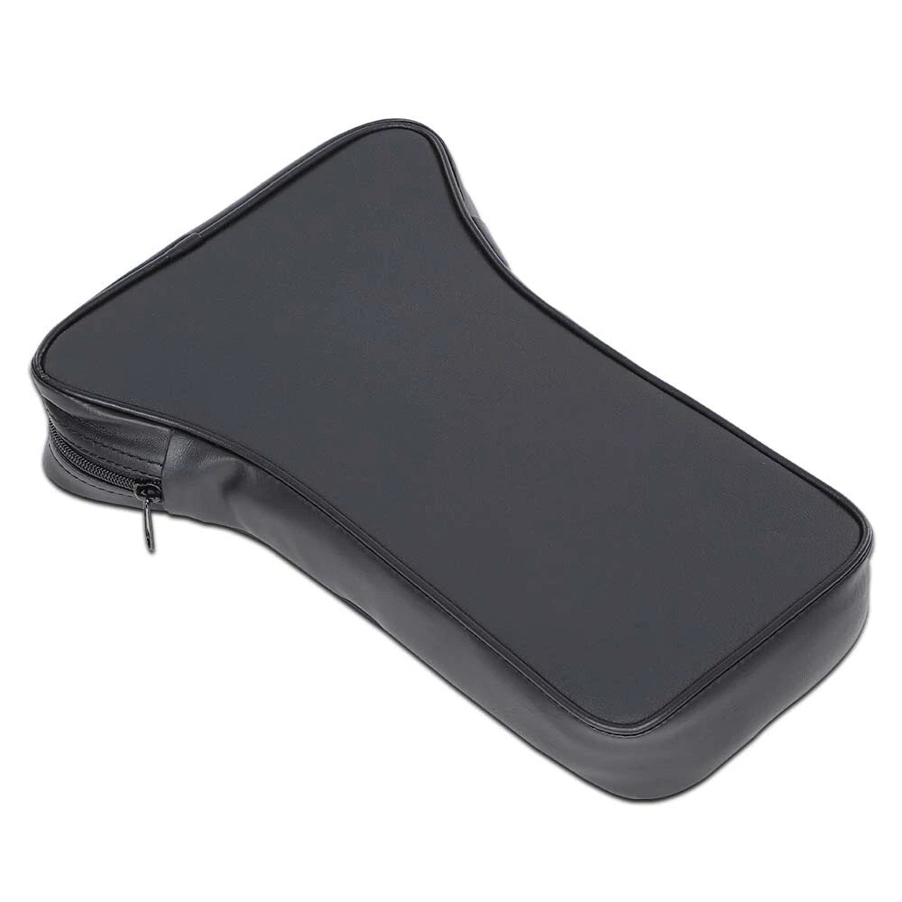 Center Console Armrest Pad for Chevrolet Corvette (1967–1982) Black Leather