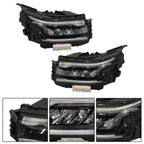 LED Headlight Assembly for Nissan Frontier (2022–2024) Left + Right Black