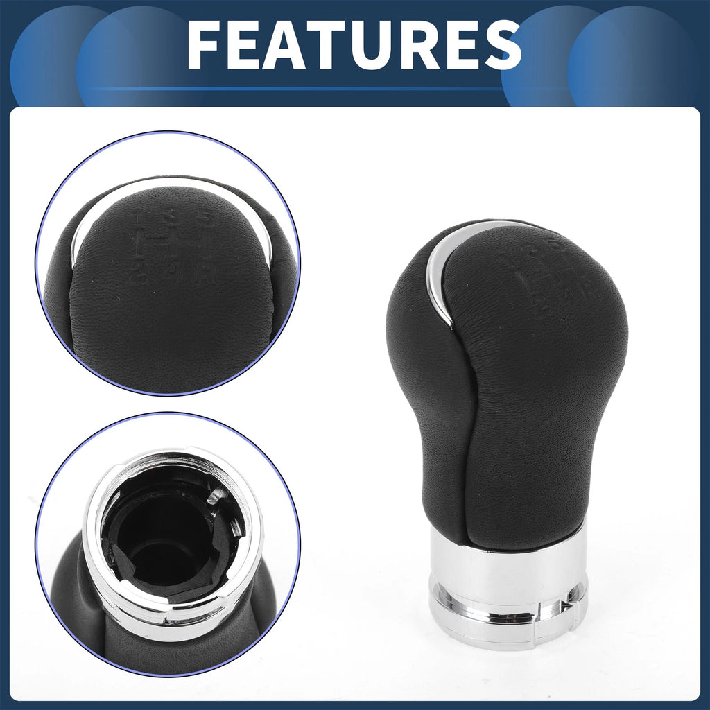 5 Speed Gear Shift Knob for Toyota Hilux Revo (2015–2020) Plastic Faux Leather