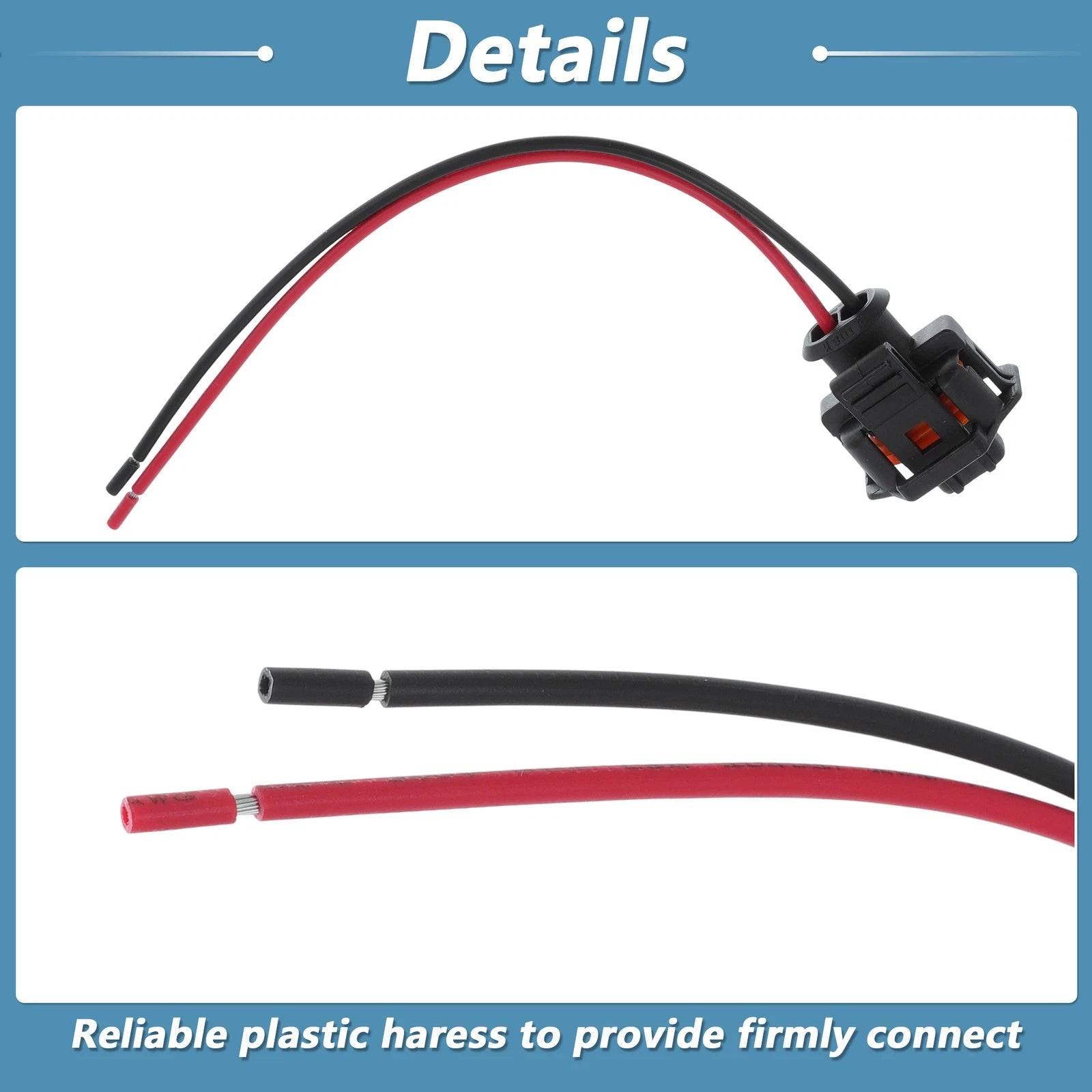 Engine Coolant Temperature Sensor Connector for Buick (88953309/S-1024)
