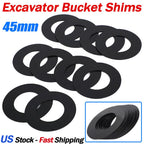 45mm Bucket Pin Shims for Komatsu, Bobcat, Kubota, Deere, Volvo