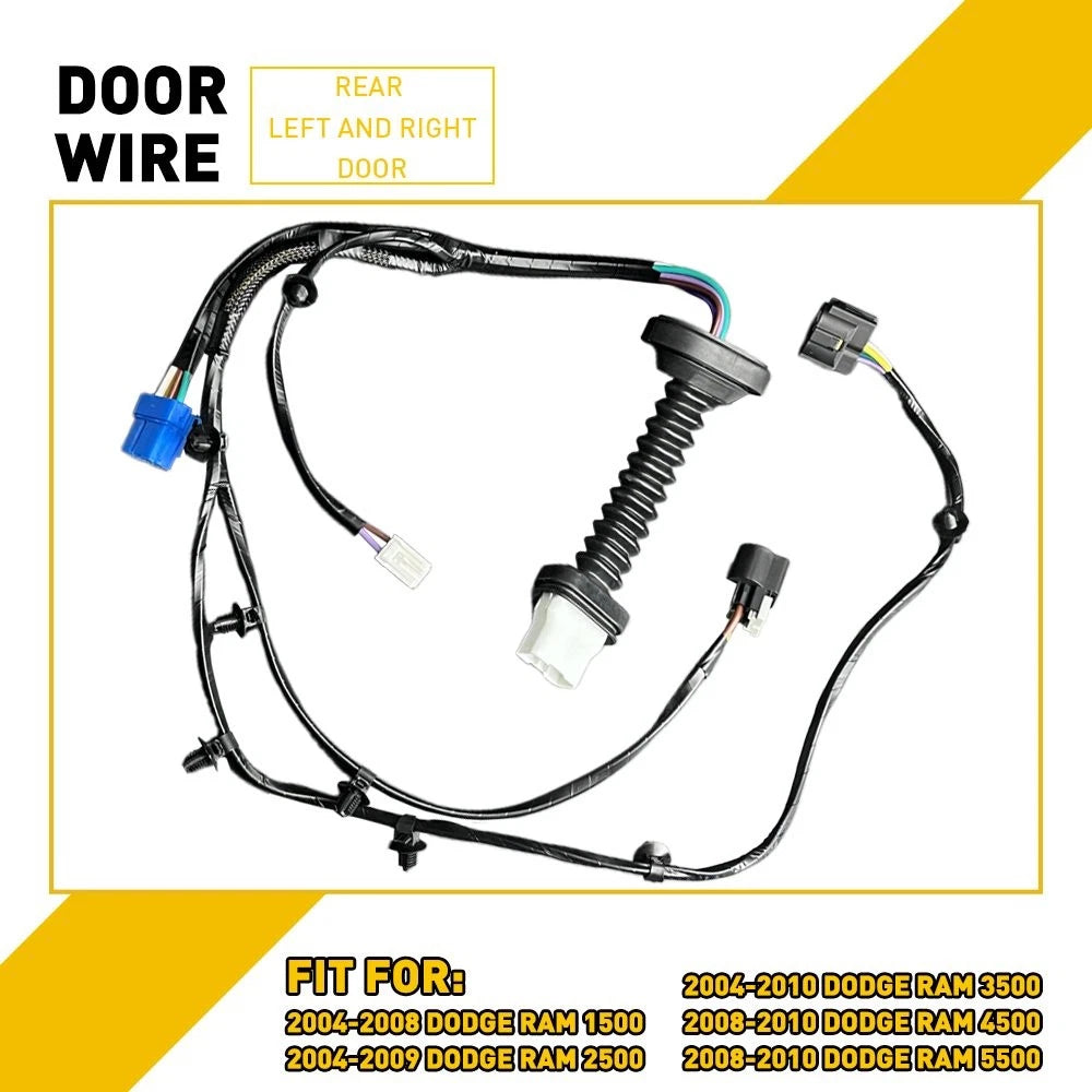 Rear Door Harness Wiring for Dodge Ram 3500/4500/5500 (2004–2010)