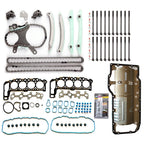 Timing Chain Kit with Head Bolts & Oil Pan Gasket for Dodge Ram 1500 (2002–2003)