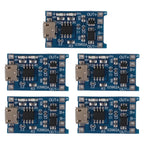 5 pcs USB Battery Charging Board Module with LED Indicator for Universal Use