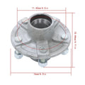 Set of 5 Galvanized Trailer Hubs for 2,000 lbs 1" Spindle (Fits 5 on 4.5")